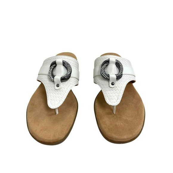 NEW Cliffs by White Mountain Benedict Wedge Thong Sandal Size 9 - Picture 3 of 6